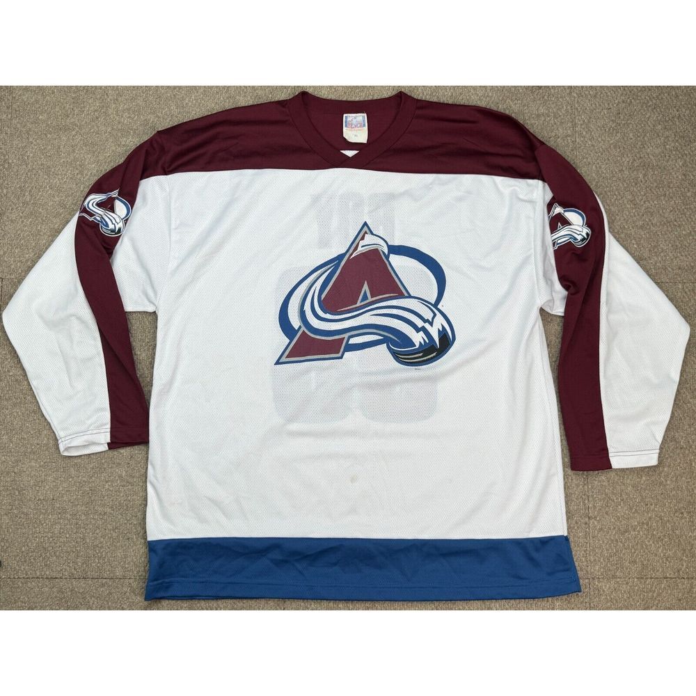 Off The Bench Vtg NHL Colorado Avalanche #33 Patrick Roy Hockey Jersey‎ Size XL